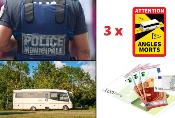 01 toter winkel aufkleber frankreich camping wohnmobil