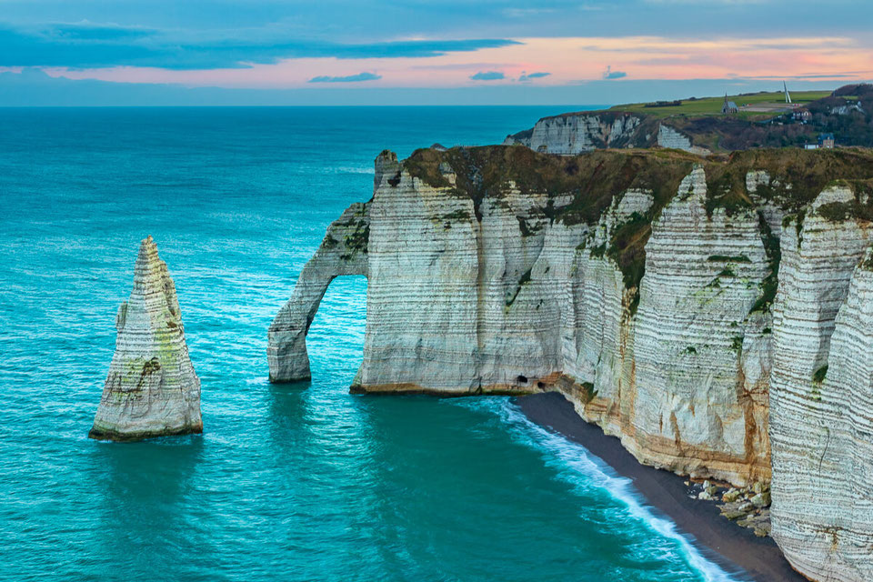 Normandie mit dem Wohnmobil, Etretat Alabaster Küste,