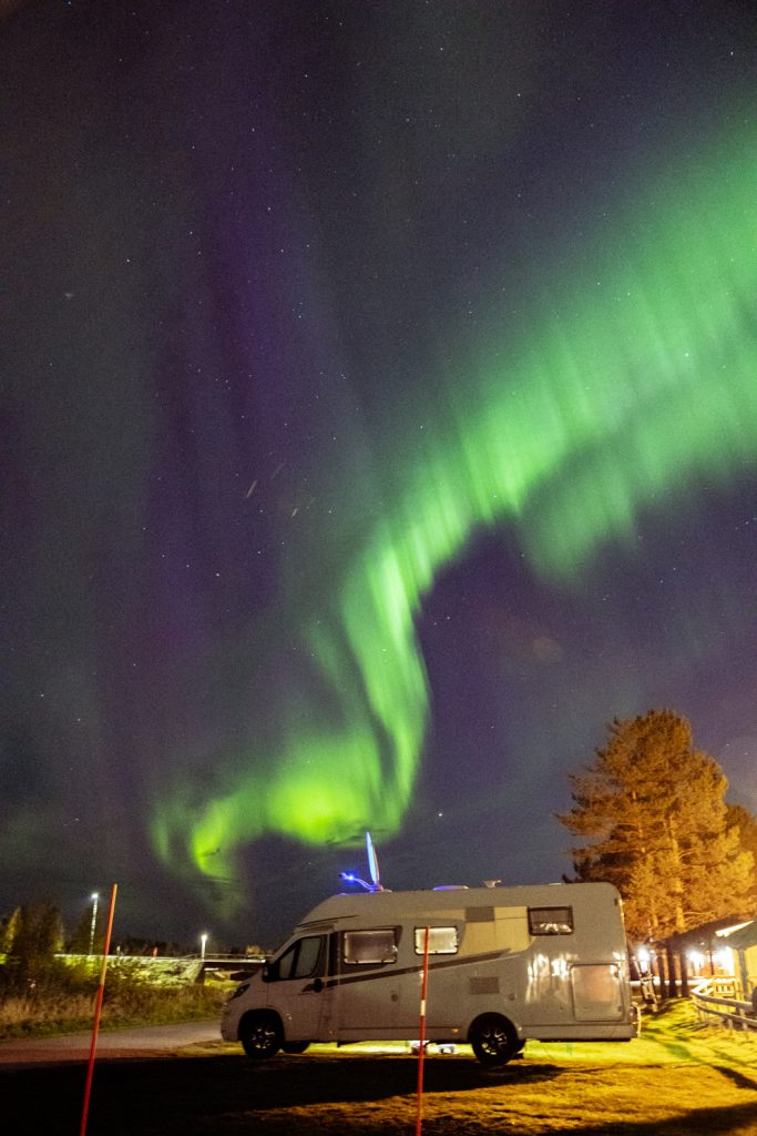 BX7A0075 Schweden mit dem Wohnmobil, Polarlichter, Aurora borealis