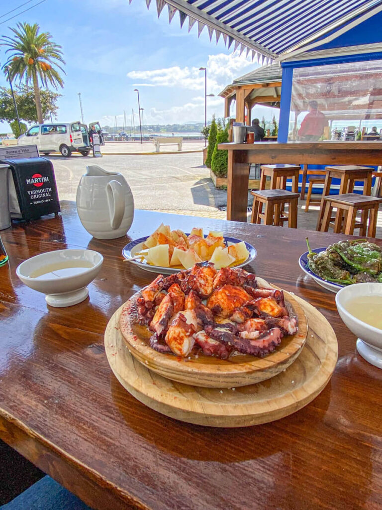IMG_4157 Tapas, Essen gehen in Spanien, pulpo, Campingplatz spanien meer